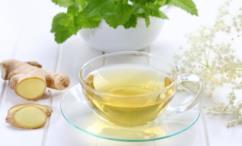 طريقة عمل شاي الزنجبيل والنعناع